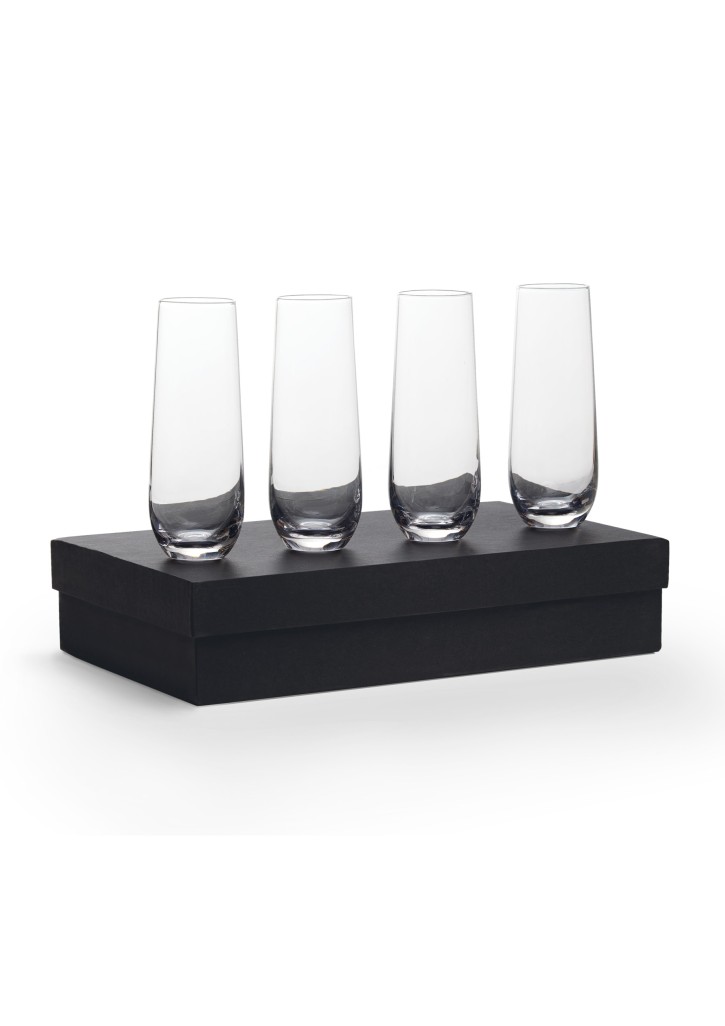 Stemless Champagne Flutes