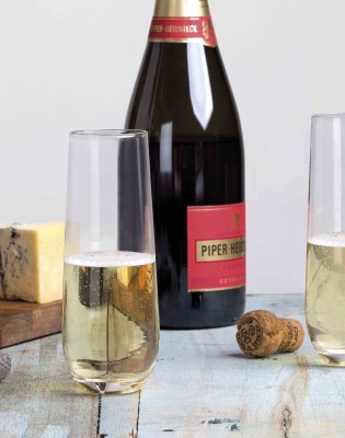 Stemless Champagne Flutes
