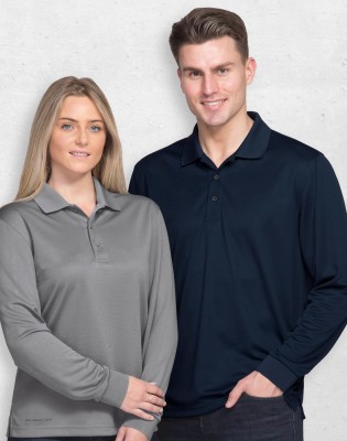 Dri Gear Axis long sleeve Polo Mens 