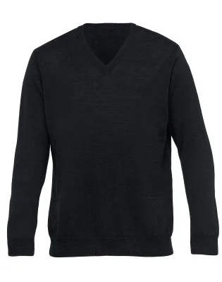 Merino Detailed Vee Pullover – Mens