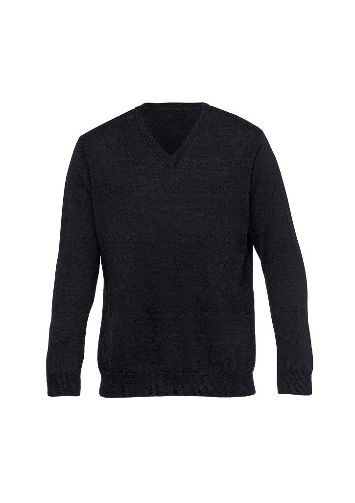 Merino Detailed Vee Pullover – Mens Merino Detailed Vee Pullover – Mens