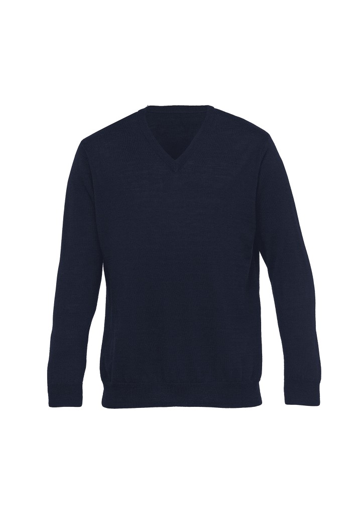 Merino Detailed Vee Pullover – Mens Merino Detailed Vee Pullover – Mens