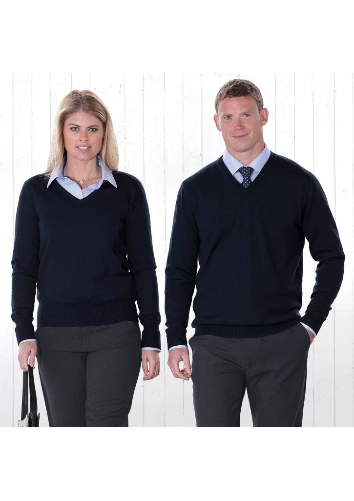 Merino Detailed Vee Pullover – Ladies Merino Detailed Vee Pullover – Ladies