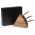 Wedge Cheese Knife Block Set - Acacia Wood