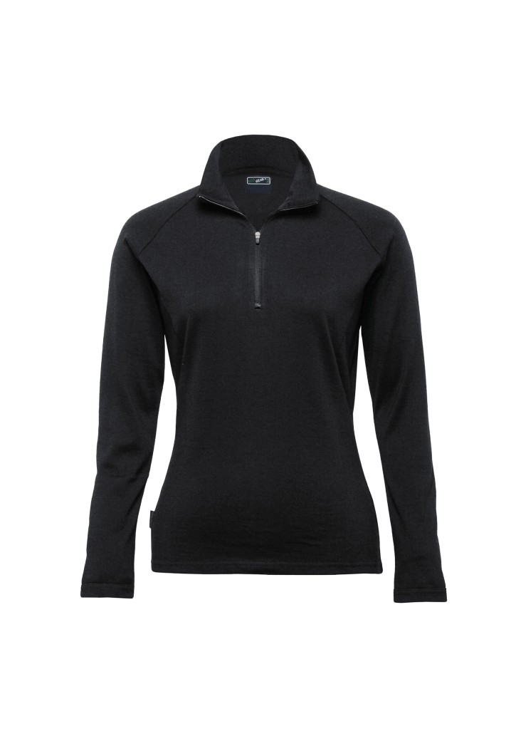 Merino Zip Pullover - Ladies