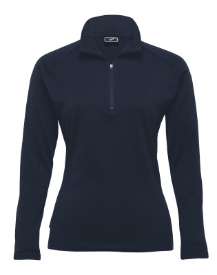 Merino Zip Pullover - Ladies
