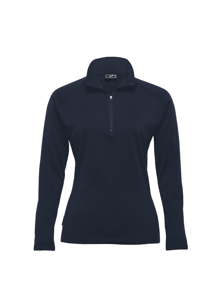 Merino Zip Pullover - Ladies