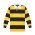 Striped Rugby Jersey - Navy/Gold