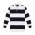 Striped Rugby Jersey - Navy/White