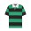 Striped Rugby Jersey - Black/Kelly