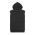 Sleeveless Pullover Hoodie - Black