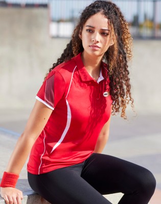 Womens Razor Short Sleeve Polo