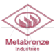 Embroidery - Metabronze Industries Red logo on left chest 86.9mmW [I-27864] 