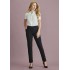 Womens Siena Bandless Elastic Waist Pant