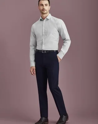 Siena Mens Slim Fit Flat Front Pant Stout