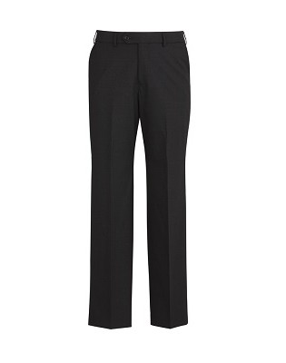 Mens Comfort Wool Stretch Flat Front Pant