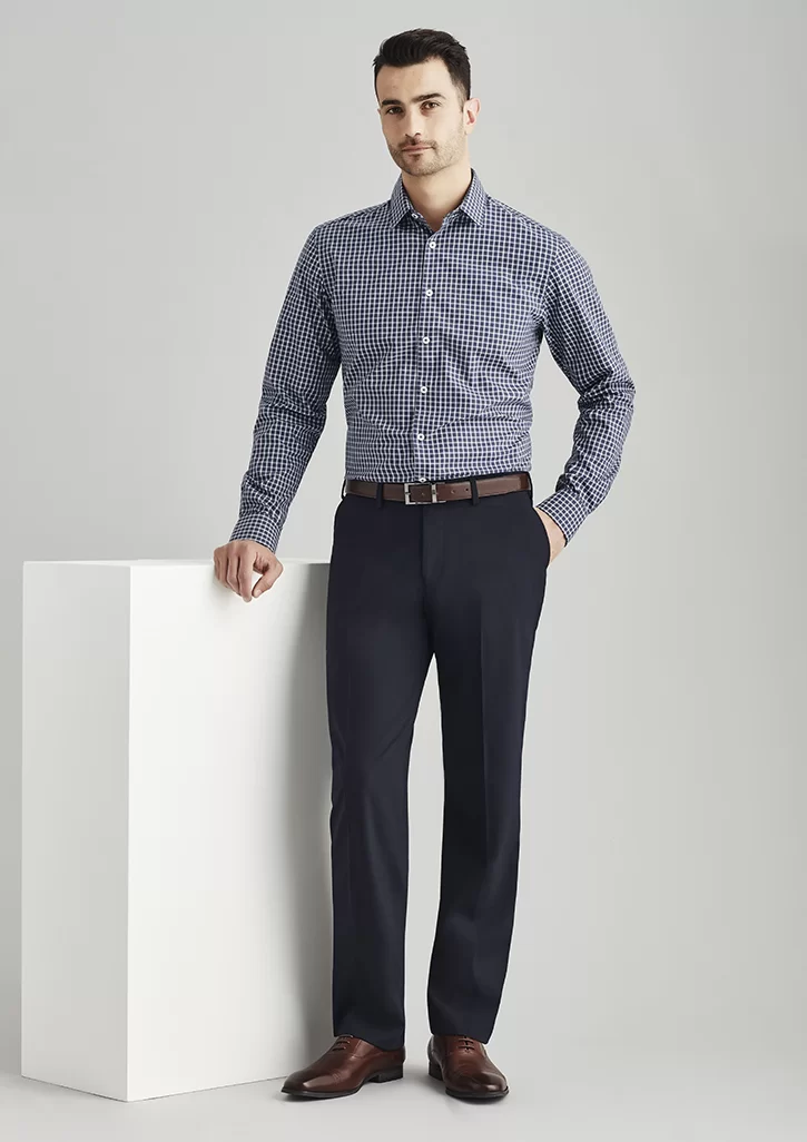Mens Comfort Wool Stretch Flat Front Pant Mens Comfort Wool Stretch Flat Front Pant