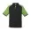 Mens Nitro Short Sleeve Polo - Black/Green/White