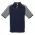 Mens Nitro Short Sleeve Polo - Navy/Grey/White