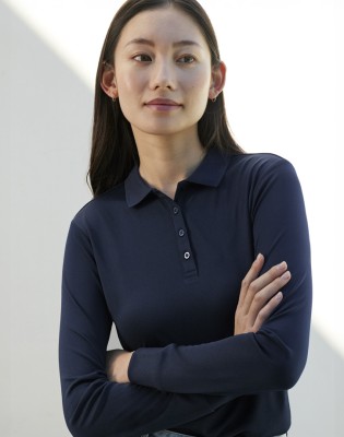 Womens Action Long Sleeve Polo