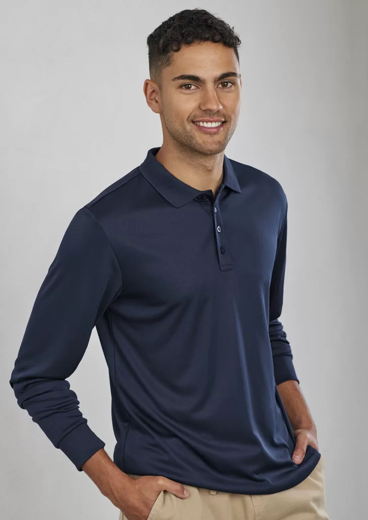 Mens Action Long Sleeve Polo Mens Action Long Sleeve Polo