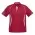Mens Razor Short Sleeve Polo - Red/White