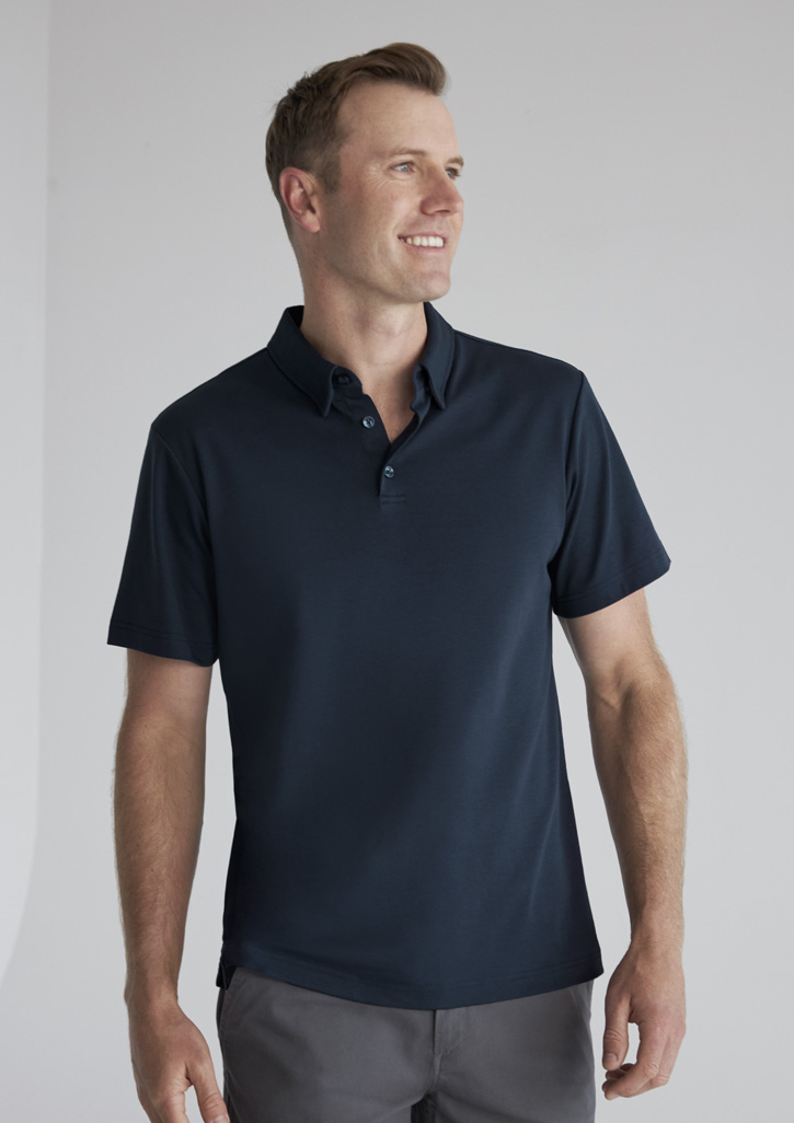 Mens Lotus Short Sleeve Polo
