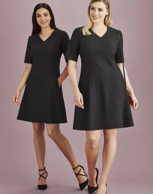 Womens Siena Extended Short Sleeve Dress