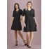 Womens Siena Extended Short Sleeve Dress