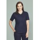 Womens Parks Zip Front Crossover Scrub Top