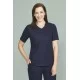 Womens Parks Zip Front Crossover Scrub Top