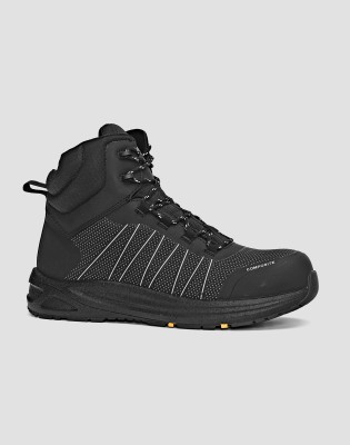 UltraLite Mid Zip Black Reflective