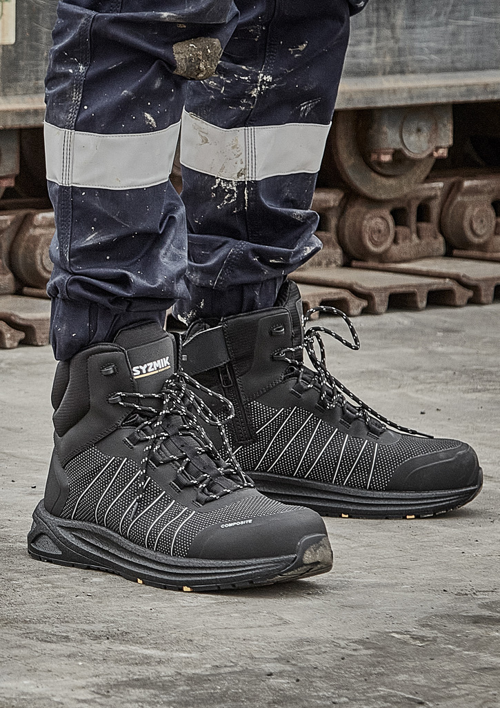 UltraLite Mid Zip Black Reflective