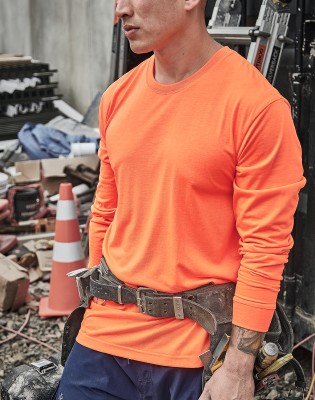 Mens Hi Vis Long Sleeve Tee