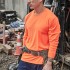 Mens Hi Vis Long Sleeve Tee
