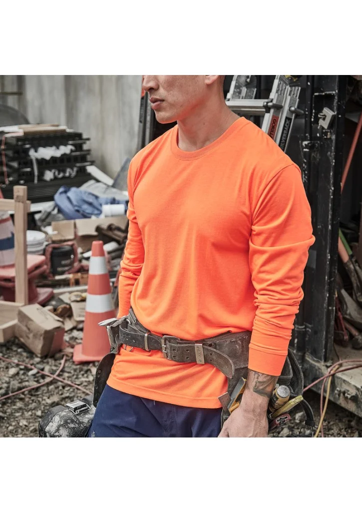 Mens Hi Vis Long Sleeve Tee Mens Hi Vis Long Sleeve Tee