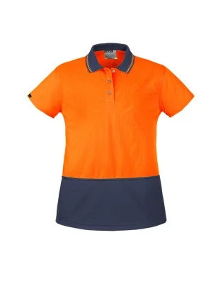 Womens Hi Vis Basic Short Sleeve Polo