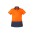 Womens Hi Vis Basic Short Sleeve Polo - Orange/Navy