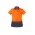 Womens Hi Vis Basic Short Sleeve Polo - Orange/Navy