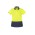 Womens Hi Vis Basic Short Sleeve Polo - Yellow/Navy