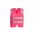 Unisex Hi Vis Zip Vest - Pink