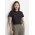 Womens Venture Short Sleeve Polo - Black