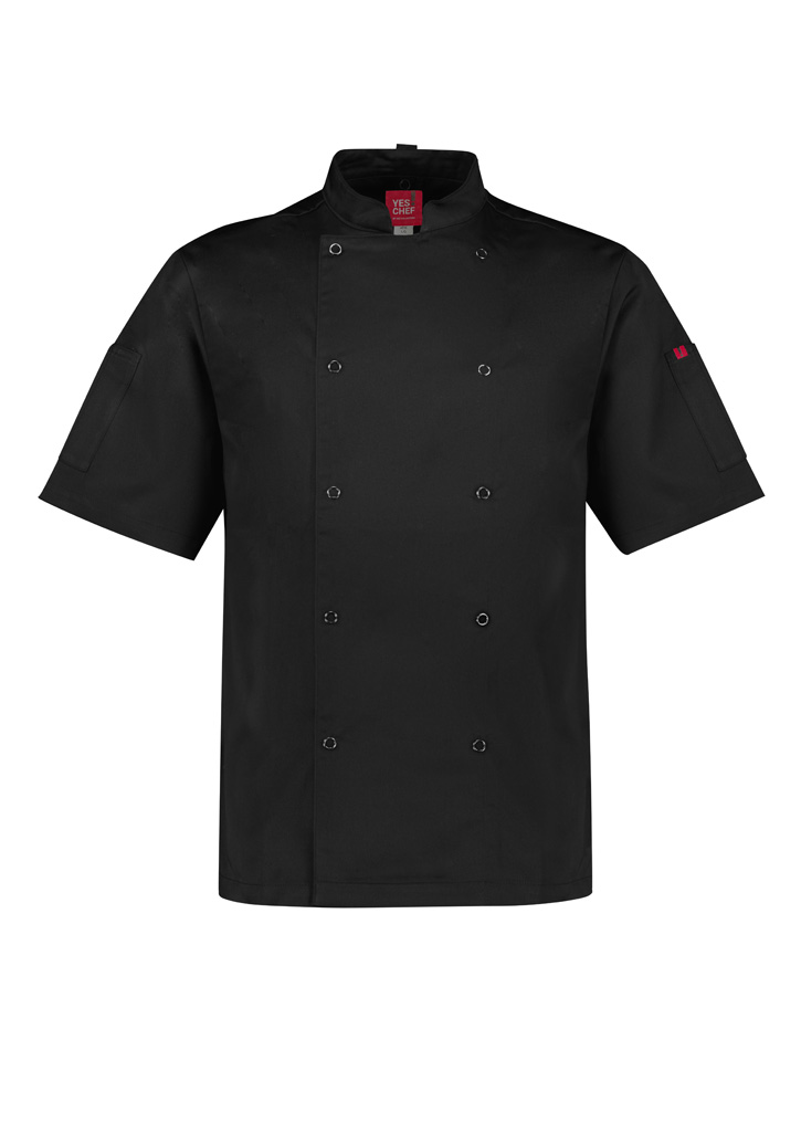 Zest Mens Short Sleeve Chef Jacket