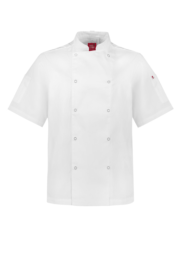 Zest Mens Short Sleeve Chef Jacket