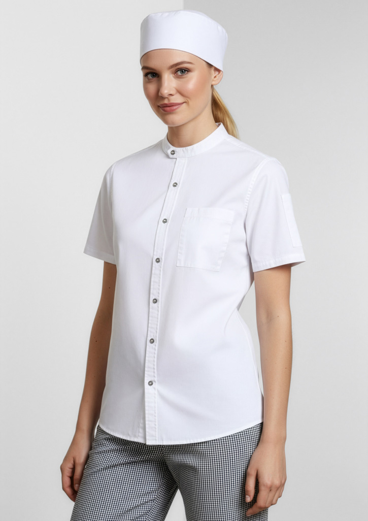 Salsa Mens Short Sleeve Chef Shirt
