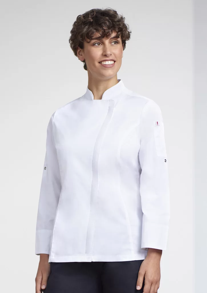 Alfresco Womens Long Sleeve Chef Jacket Alfresco Womens Long Sleeve Chef Jacket