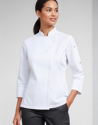 Alfresco Womens Long Sleeve Chef Jacket