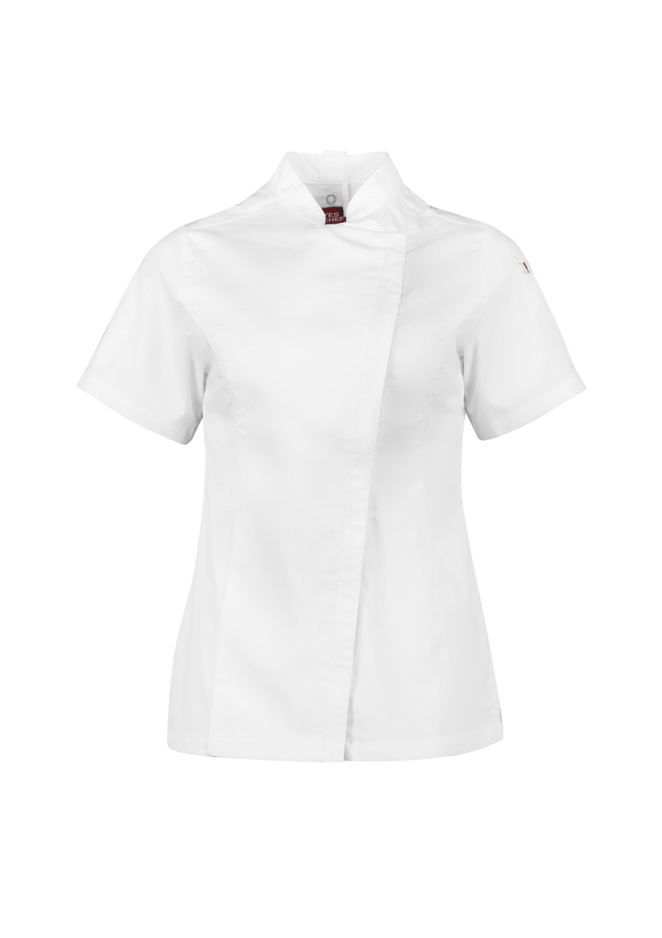 Alfresco Womens Short Sleeve Chef Jacket