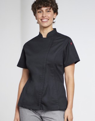 Alfresco Womens Short Sleeve Chef Jacket
