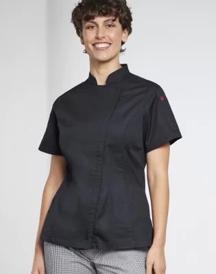 Alfresco Womens Short Sleeve Chef Jacket
